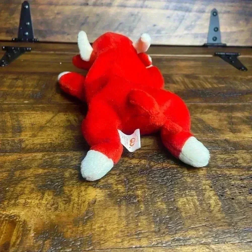 Ty Original Beanie Baby SNORT THE BULL 1995 Retired NO Ear Tag - Picture 3 of 8